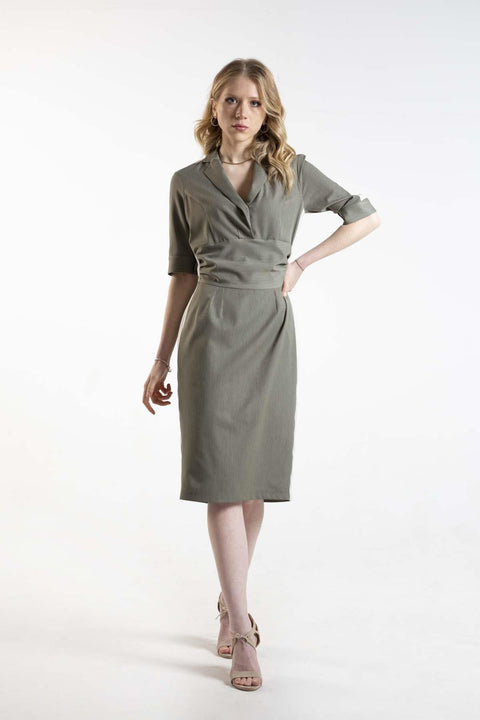Özel Tasarım Kadın Kalem Elbise Easymart01